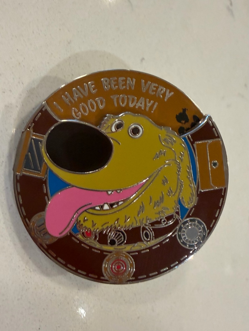 Disney Pixar Doug from Up spinner pin